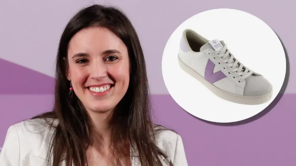 Las zapatillas ‘de trabajo’ que Irene Montero no se quita: hechas en España, sostenibles y con un toque feminista