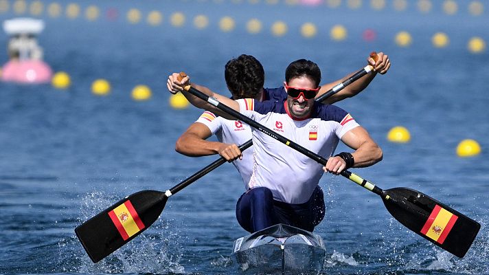 El C2-500 de Domínguez y Moreno sorprende y se lleva el bronce en los Juegos tras una ‘foto finish’.