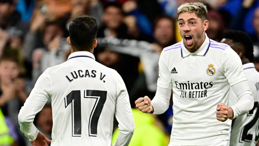 Un potente disparo de Valverde desatasca al Madrid frente al Valladolid y Endrick celebra su primer gol.