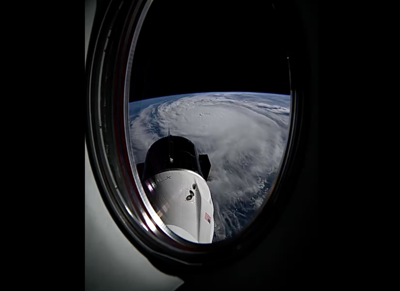 Impresionantes imágenes del huracán Milton captadas por un astronauta de la NASA desde el espacio.